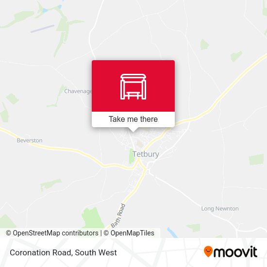 Coronation Road map