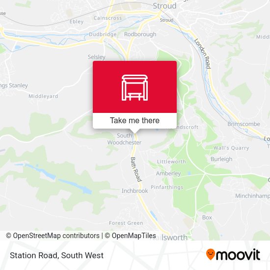 Station Road map