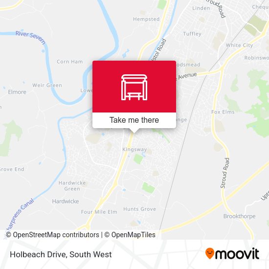 Holbeach Drive map