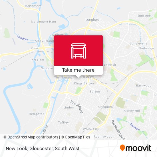 New Look, Gloucester map