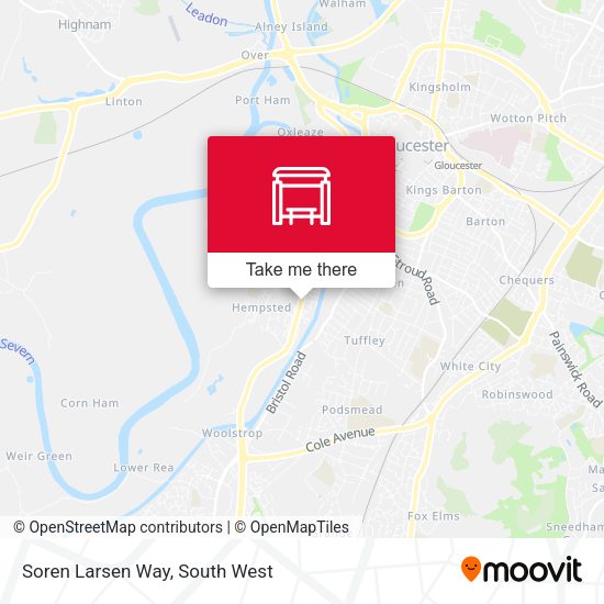 Soren Larsen Way map