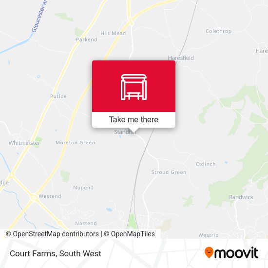 Court Farms map