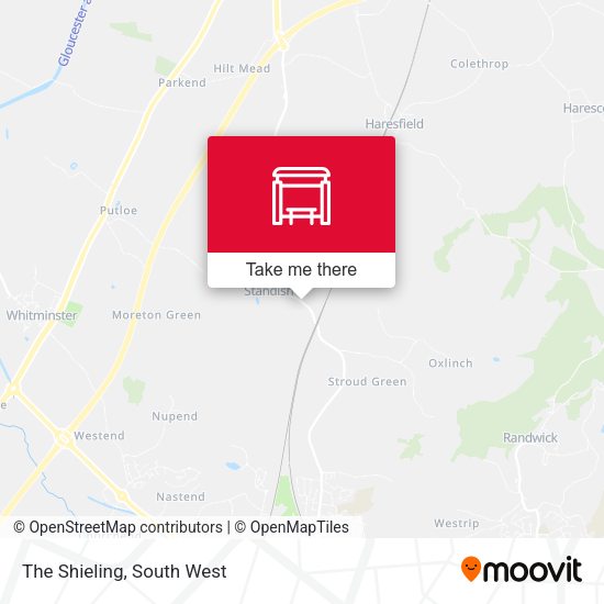 The Shieling map
