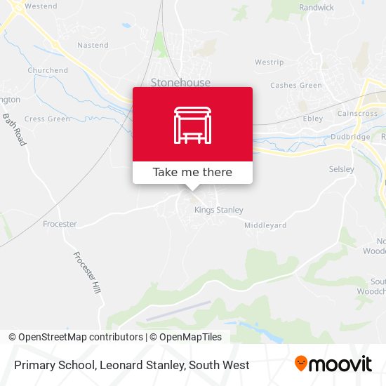 Primary School, Leonard Stanley map