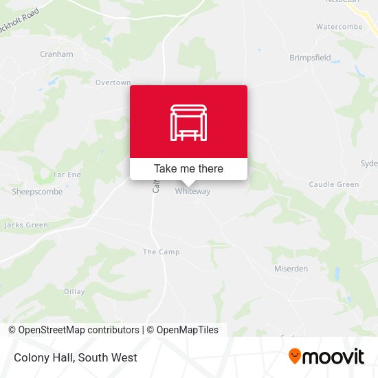 Colony Hall map