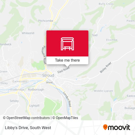 Libby's Drive map