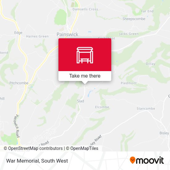 War Memorial map