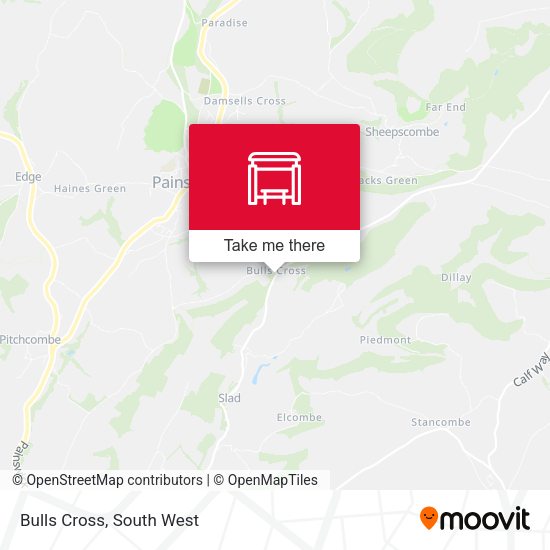 Bulls Cross map