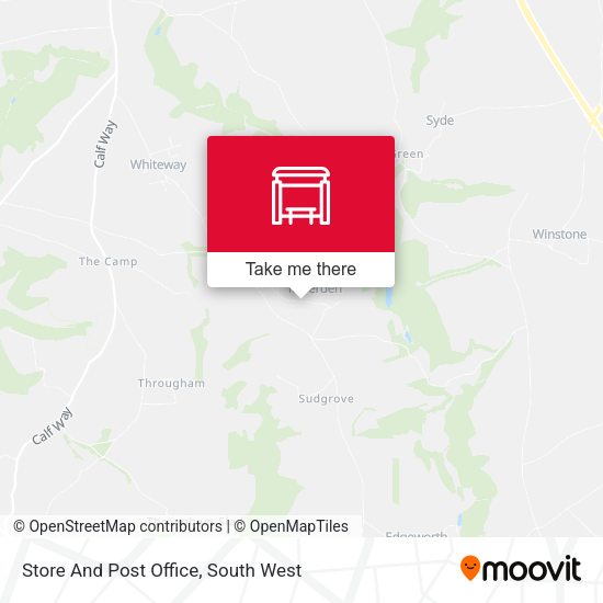 Store And Post Office map
