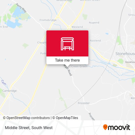 Middle Street map