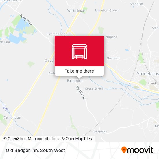 Old Badger Inn map