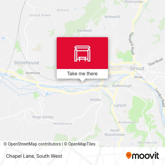 Chapel Lane map
