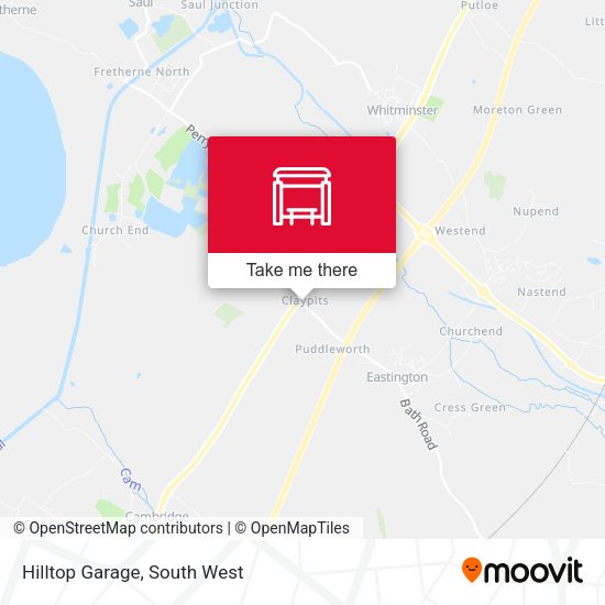 Hilltop Garage map