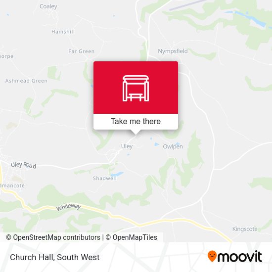 Church Hall map