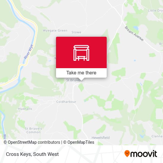 Cross Keys map