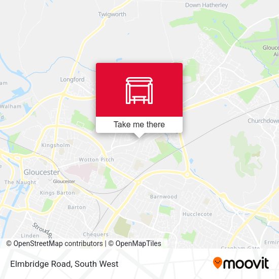 Elmbridge Road map
