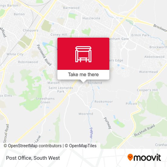 Post Office map