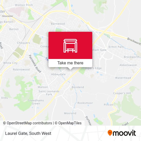 Laurel Gate map