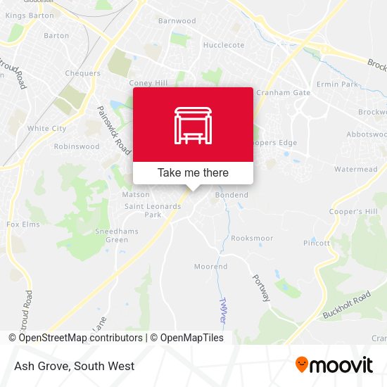 Ash Grove map