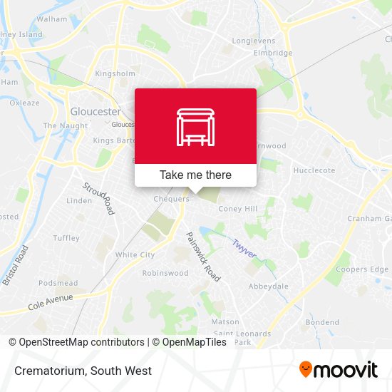 Crematorium map