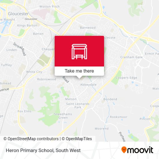 Heron Primary School map