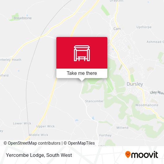 Yercombe Lodge map