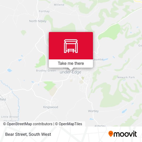 Bear Street map