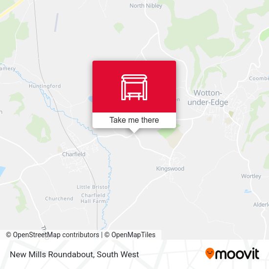 New Mills Roundabout map