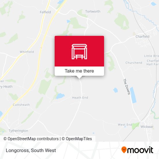 Longcross map