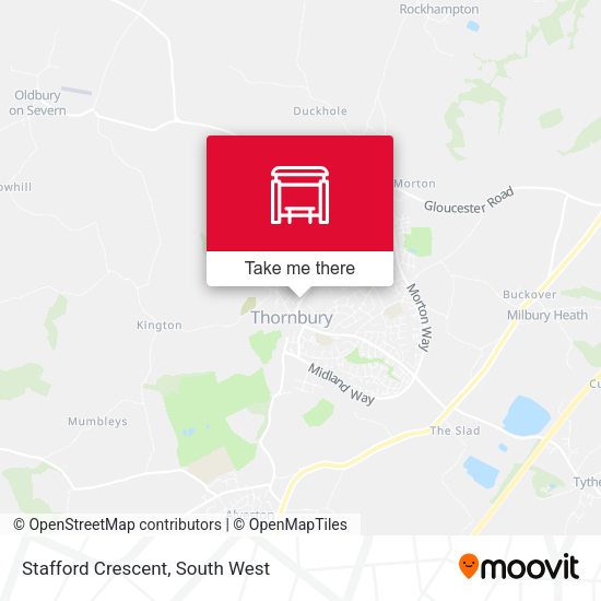 Stafford Crescent map