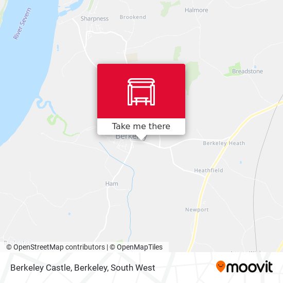 Berkeley Castle, Berkeley map