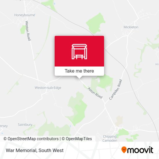 War Memorial map
