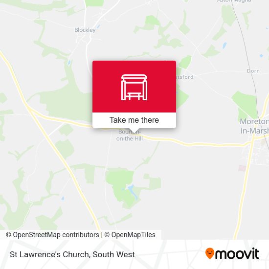 St Lawrence's Church map