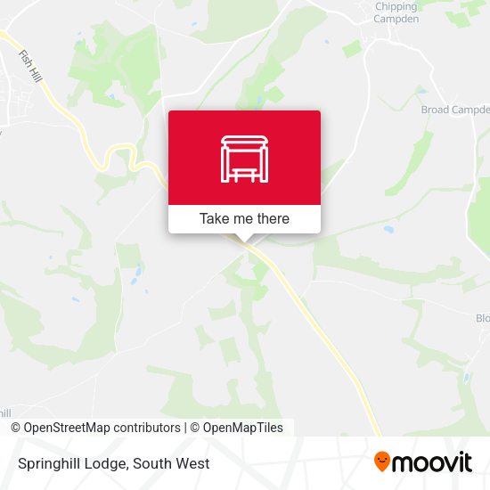 Springhill Lodge map