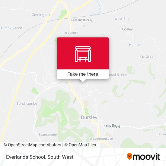 Everlands School map