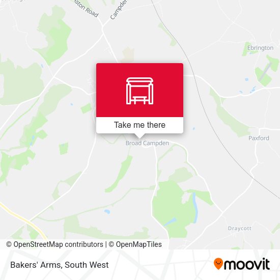 Bakers' Arms map