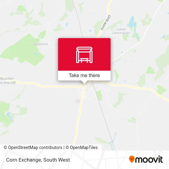 Corn Exchange map