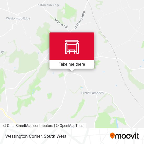 Westington Corner map