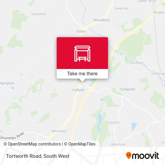 Tortworth Road map