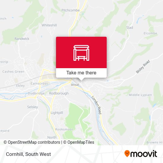 Cornhill map