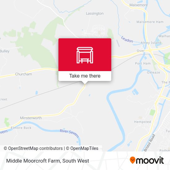Middle Moorcroft Farm map