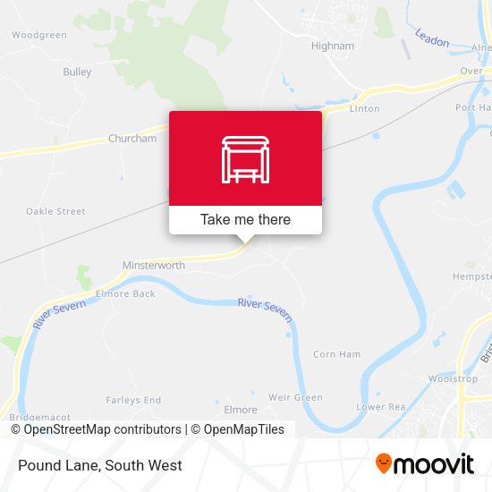 Pound Lane map
