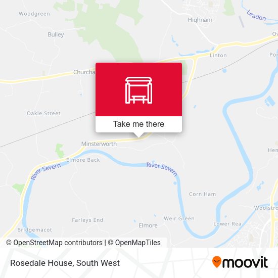 Rosedale House map