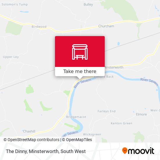 The Dinny, Minsterworth map