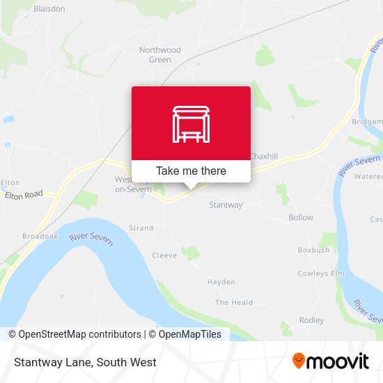 Stantway Lane map