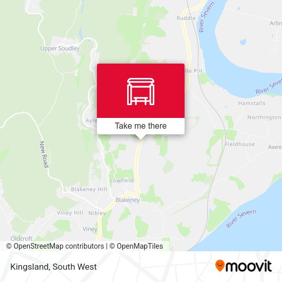 Kingsland map