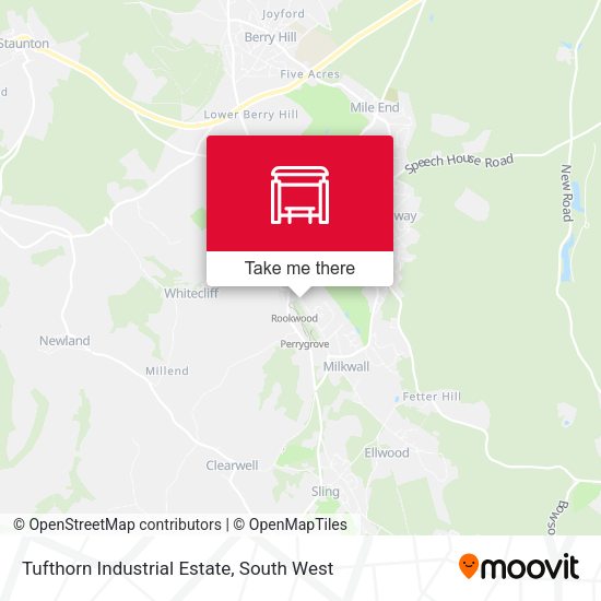 Tufthorn Industrial Estate map
