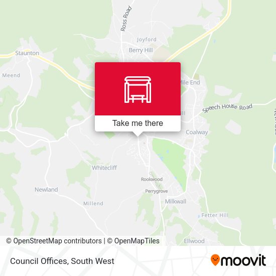 Council Offices map