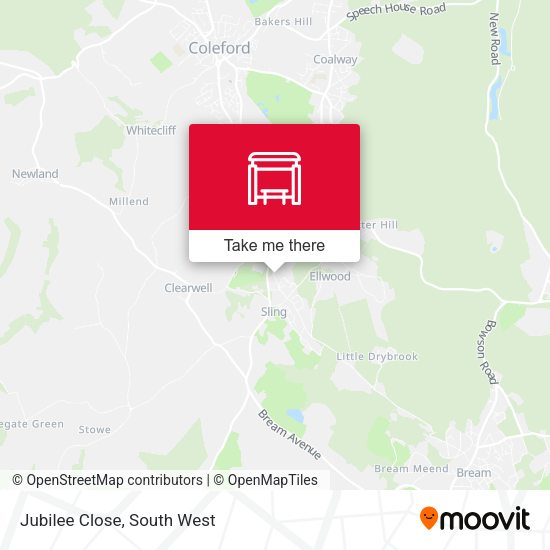 Jubilee Close map