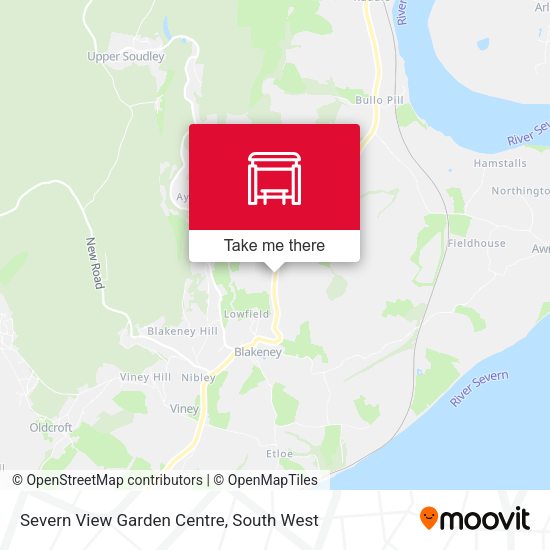 Severn View Garden Centre map